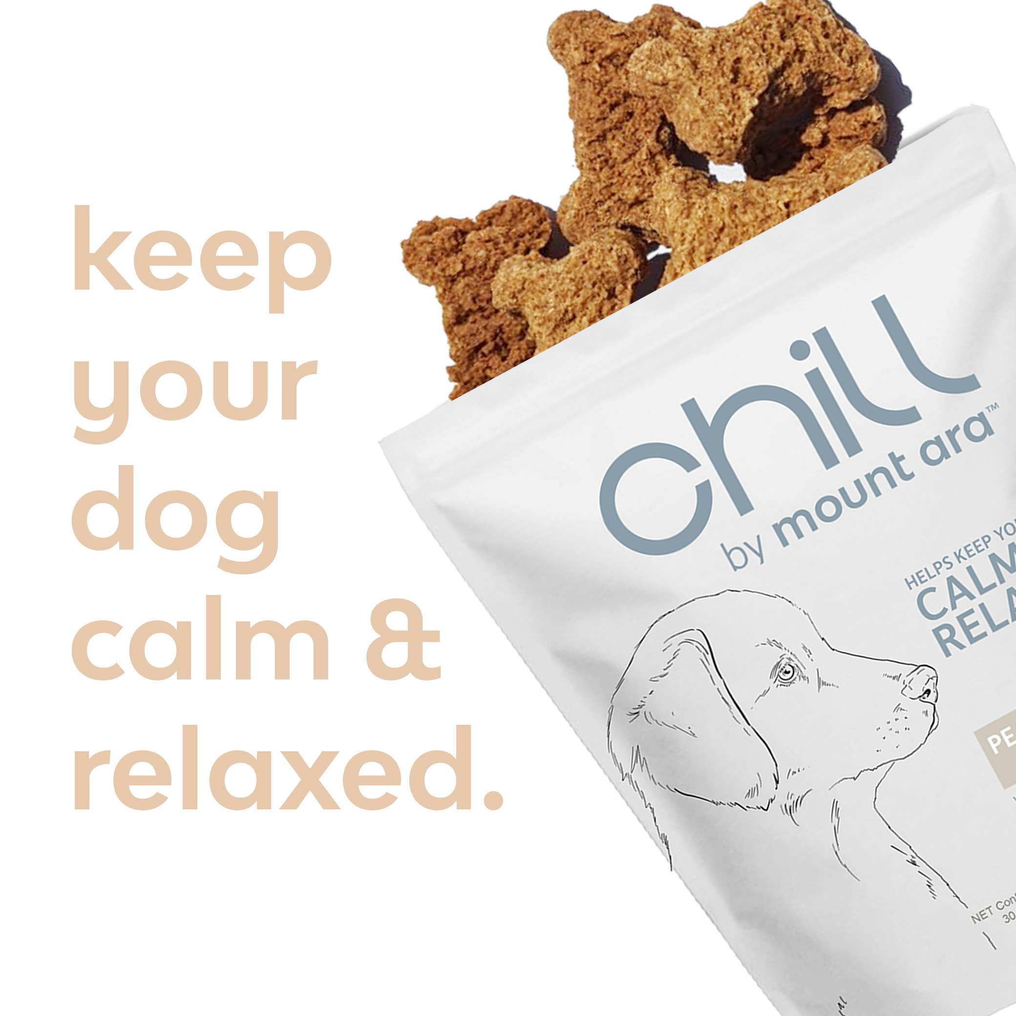 Mount Ara - Calming Treats - Peanut Butter